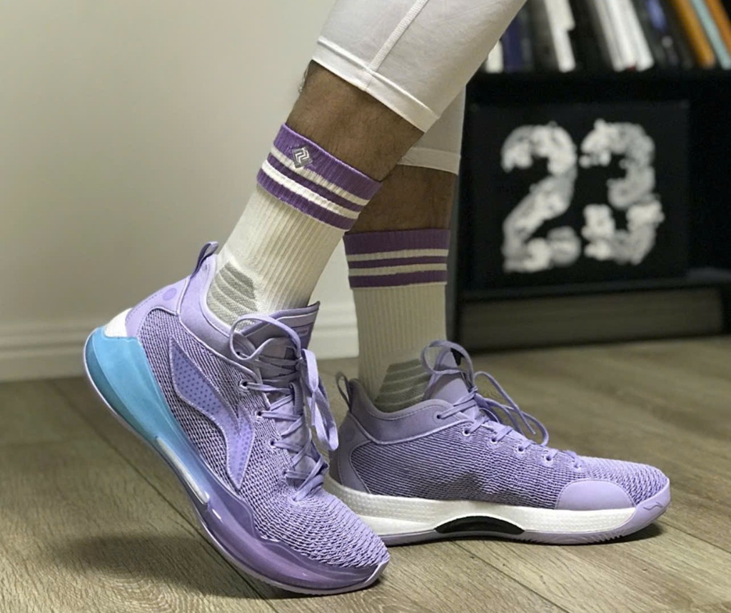 Alternative view of Giày Li Ning Yushuai XIII 13 'Lavender' ABAQ013-12