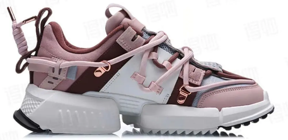 Giày Li Ning PanGu Leisure Women's Shoes Pink/Blue AGLQ182-2