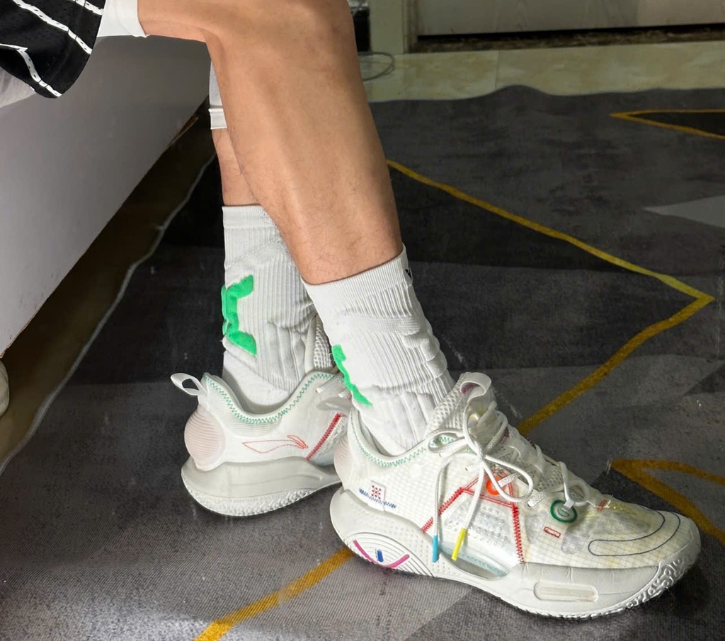 Giày Li Ning Way of Wade 2021 'White Blue' ABAR015-4 - Ảnh 4