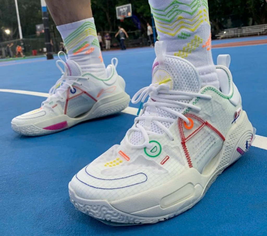 Alternative view of Giày Li Ning Way of Wade 2021 'White Blue' ABAR015-4