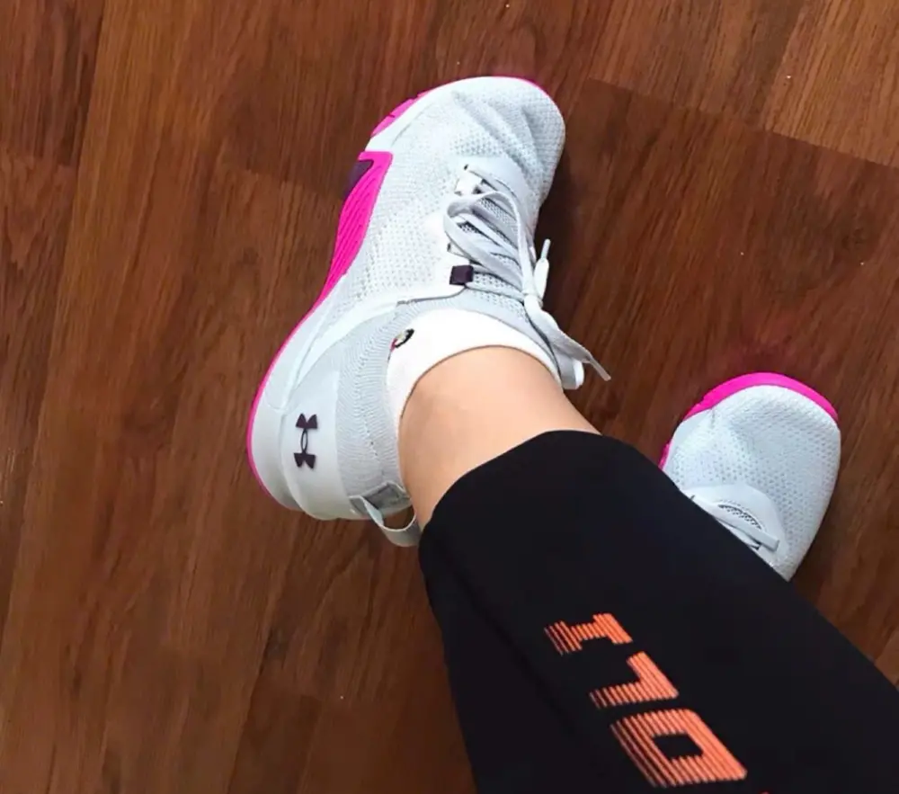 Alternative view of Giày Under Armour Tribase Reign 3 'Grey Purple' 3023699-100