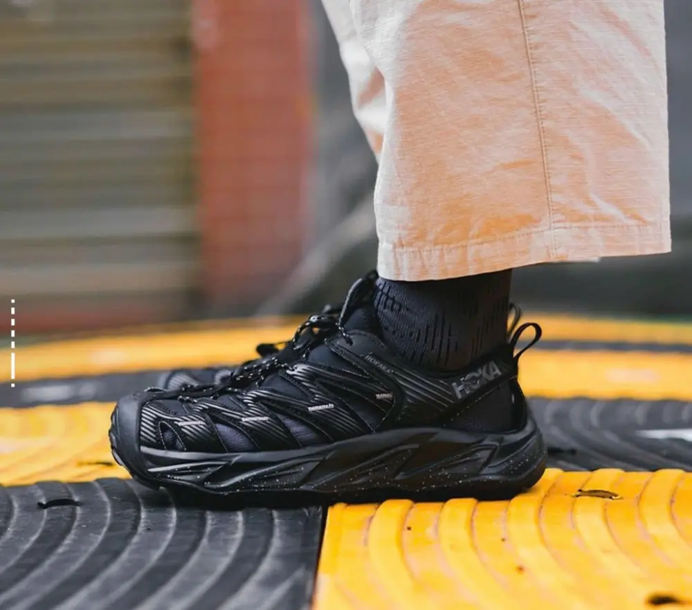 Giày Hoka One One Hopara Hiking Shoes Black 1106534-BBLC - Ảnh 4