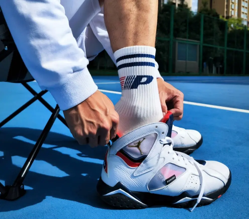 Alternative view of Giày Nike Paris Saint-Germain x Air Jordan 7 Retro 'Paname' CZ0789-105