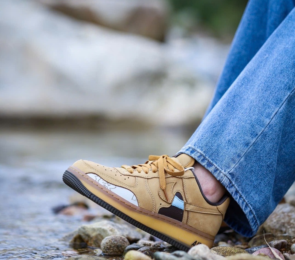 Giày Nike Air Force 1 Low '07 'Cut Out Wheat' DQ7580-700 - Ảnh 4
