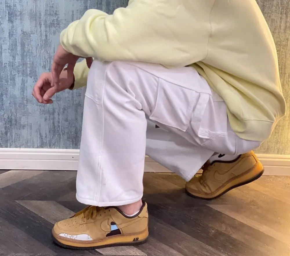 Alternative view of Giày Nike Air Force 1 Low '07 'Cut Out Wheat' DQ7580-700