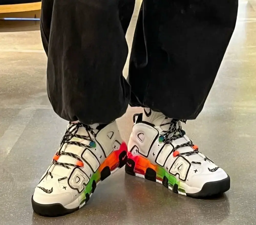 Giày Nike Air More Uptempo 'White' DV1233-111 - Ảnh 4