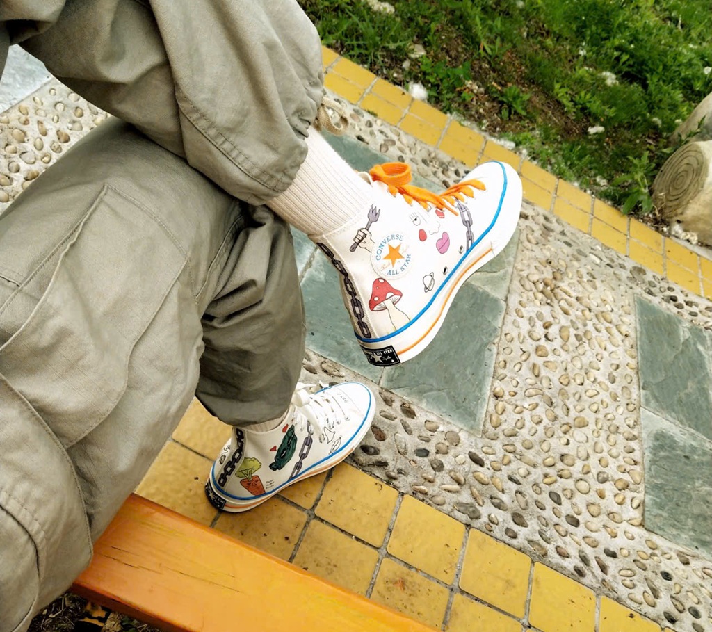 Giày Converse Tyler x Foot Locker x Chuck 70 'Artist Series' 164531C - Ảnh 4