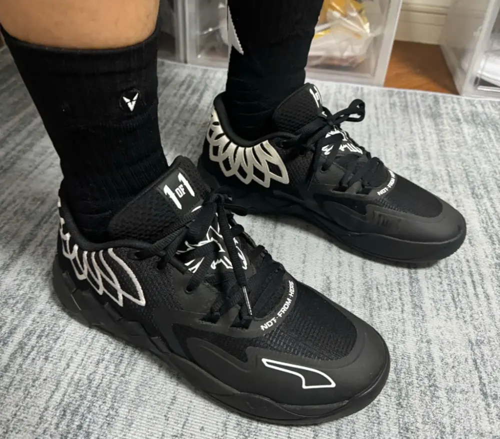 Giày Puma MB.01 Lo 'Team Colors - Black' 376941-12 - Ảnh 3