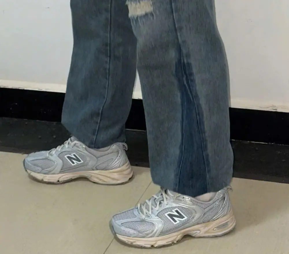 Giày New Balance 530 Vintage 'Metallic Silver' MR530VS - Ảnh 6