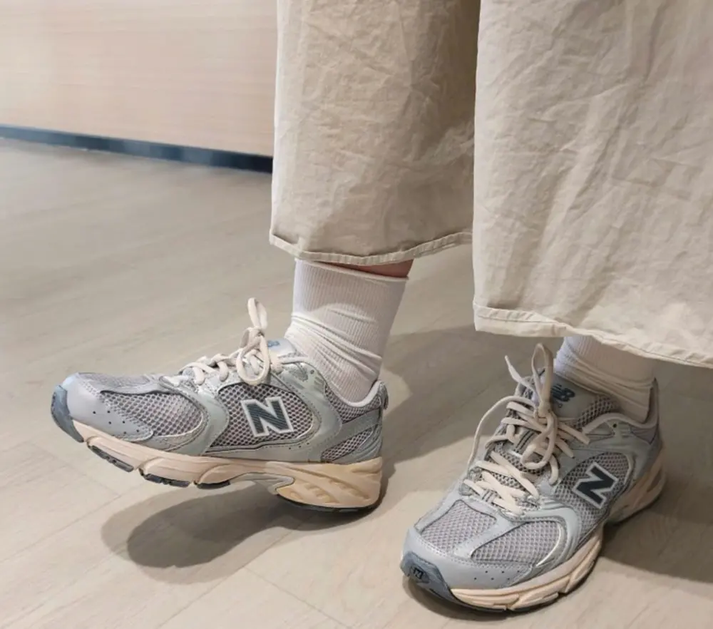 Giày New Balance 530 Vintage 'Metallic Silver' MR530VS - Ảnh 7