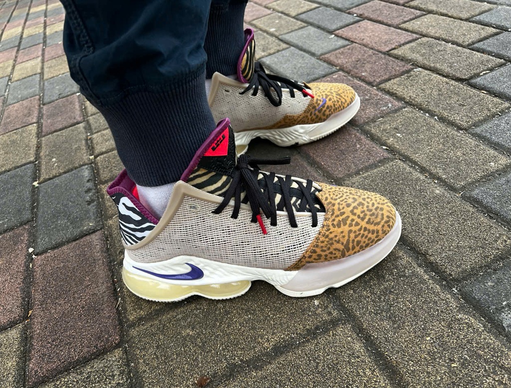 Giày Nike LeBron 19 Low Safari DM1058-200 - Ảnh 3