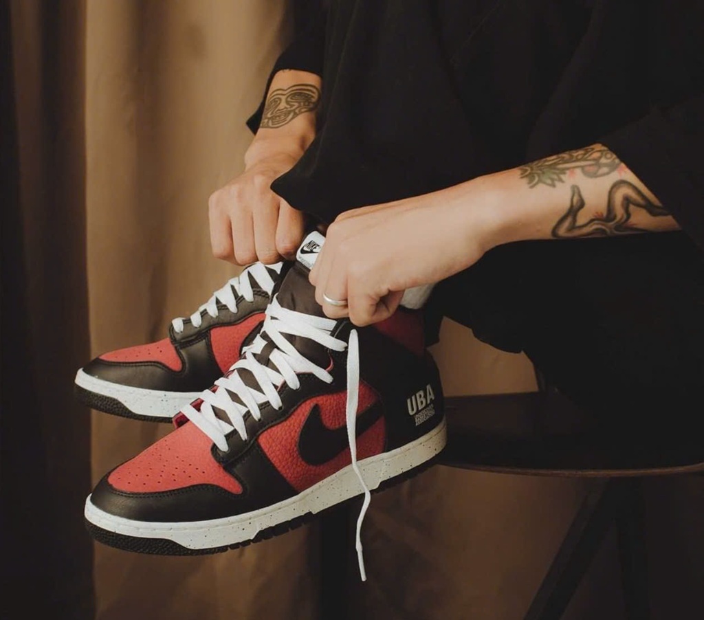 Giày Nike Undercover x Dunk High 1985 'UBA' DD9401-600 - Ảnh 3