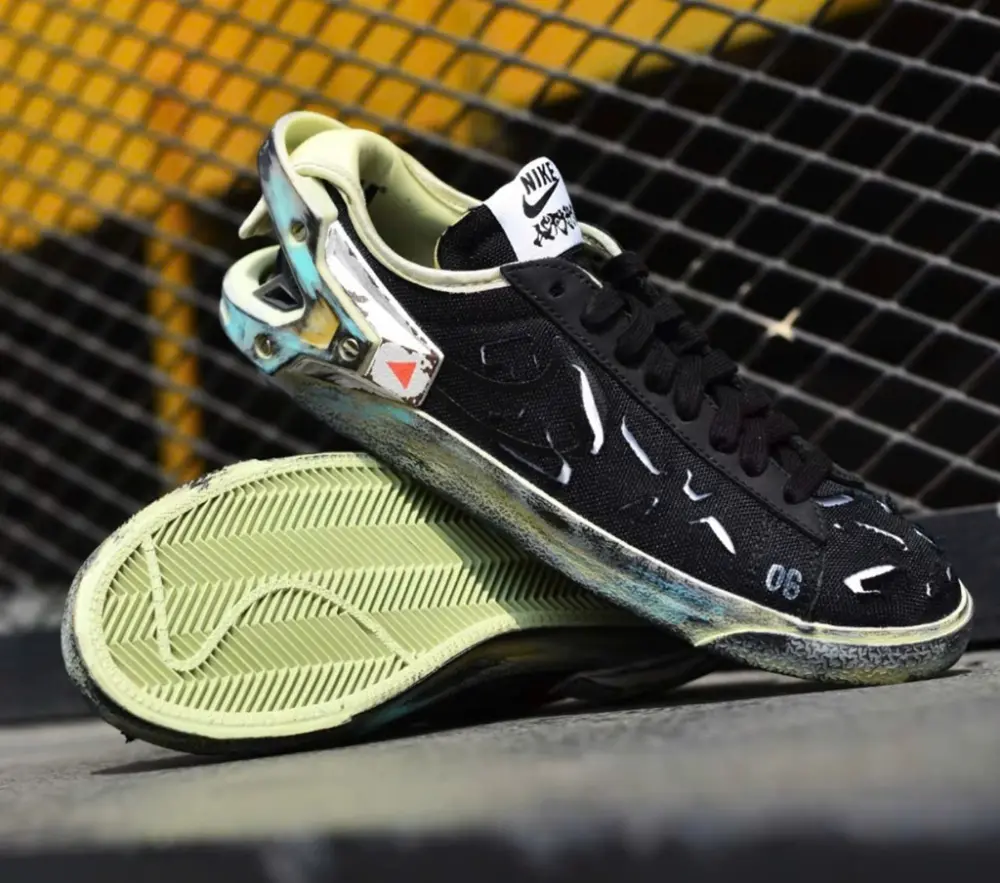 Alternative view of Giày Nike Acronym x Blazer Low 'Black Olive Aura' DO9373-001