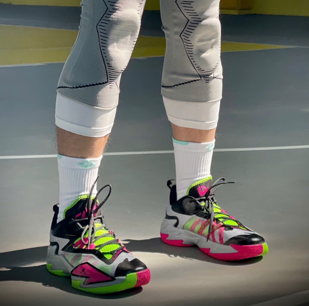 Giày Nike Air Jordan One Take 3 'Green Pink Grey' DC7701-002 - Ảnh 9