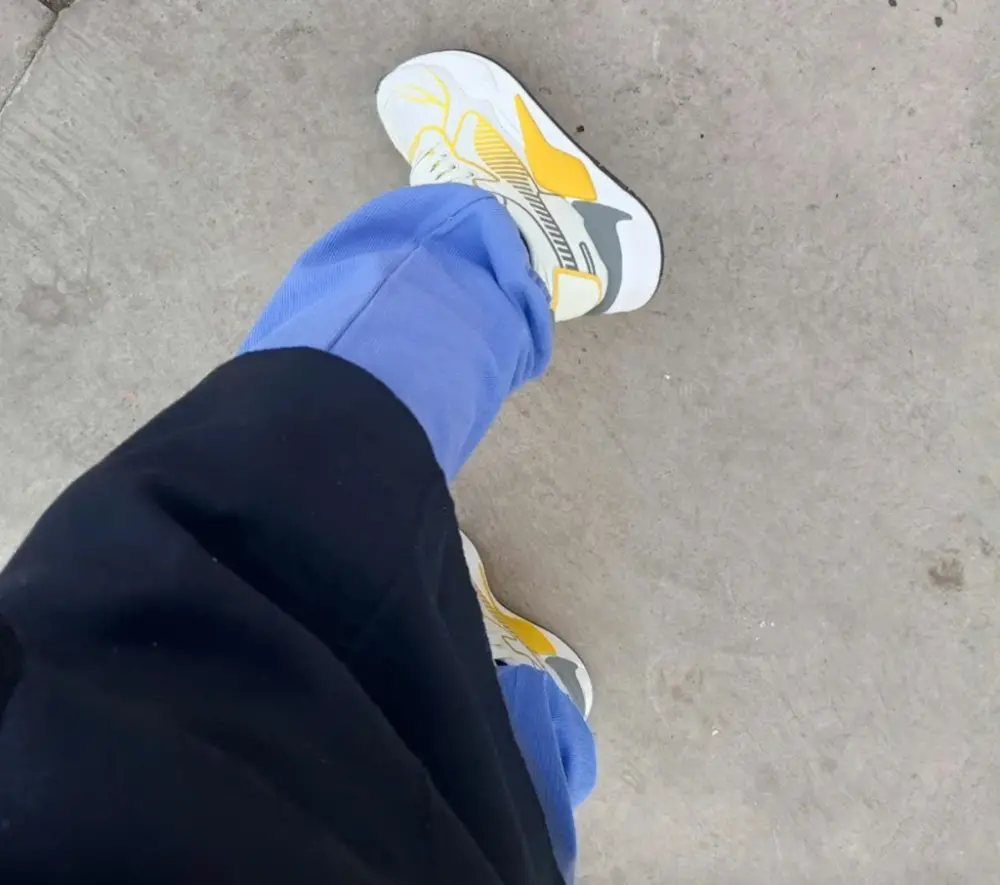 Alternative view of Giày Puma RS-X Tpu Fade Marathon 'Grey Yellow' 374114-02