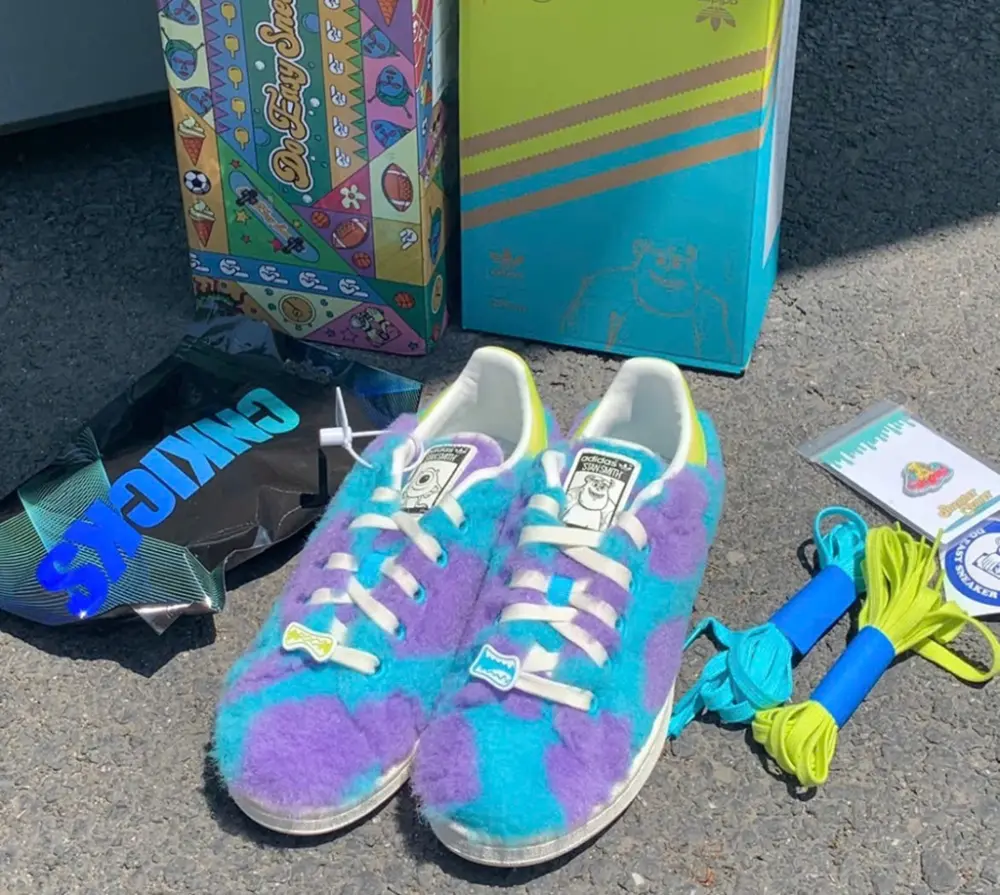Giày Adidas Monsters Inc Stan Smith 'Mike & Sulley' GZ5990 - Ảnh 4
