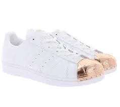 Alternative view of Giày Adidas Wmns Superstar Metal Toe 'White Copper Metallic' BY2882