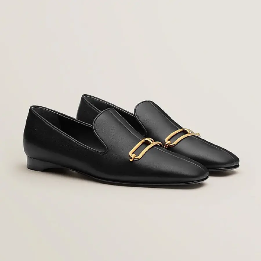 Giày Hermes Dalhia Loafer 'Noir' H212033Z-02360 - Ảnh 3