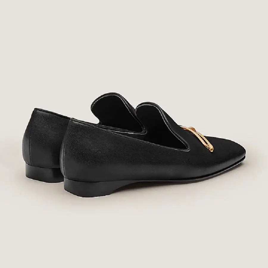 Giày Hermes Dalhia Loafer 'Noir' H212033Z-02360 - Ảnh 4
