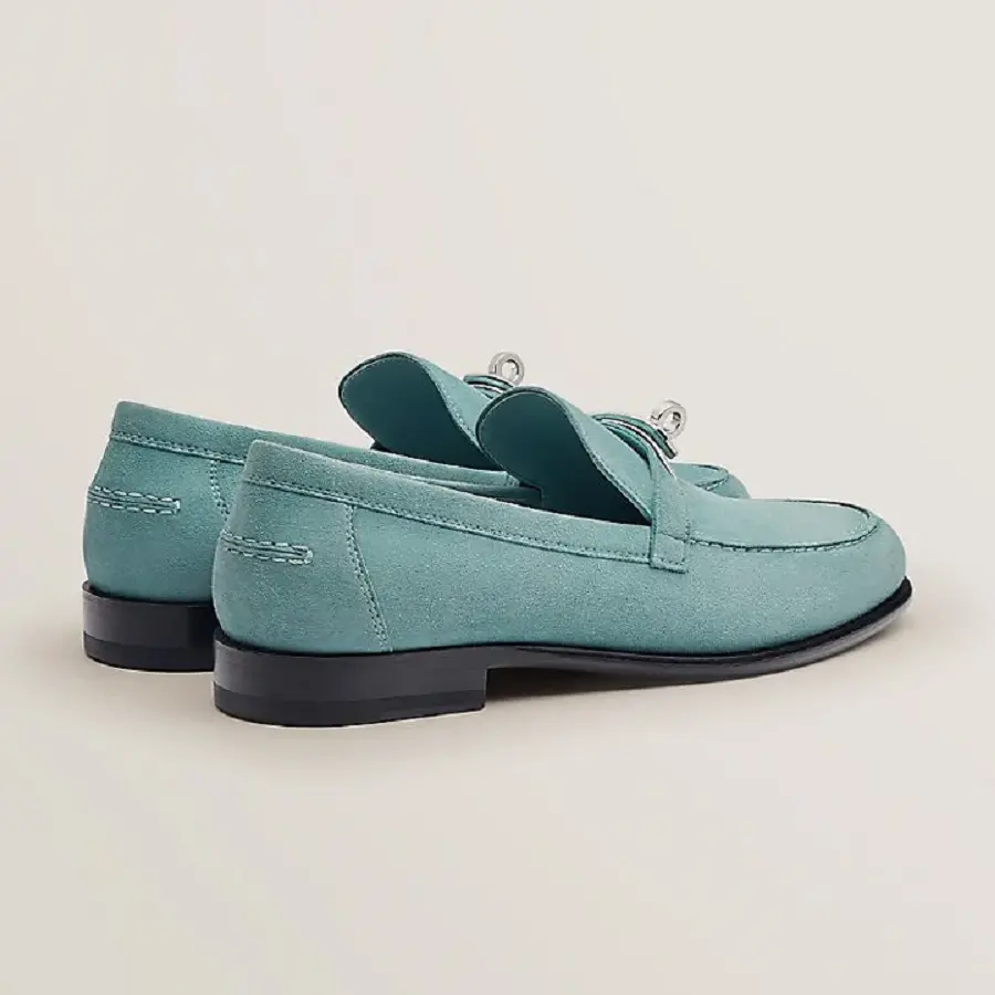 Giày Hermes Destin Loafer 'Vert D'eau' H221087Z6A360 - Ảnh 3