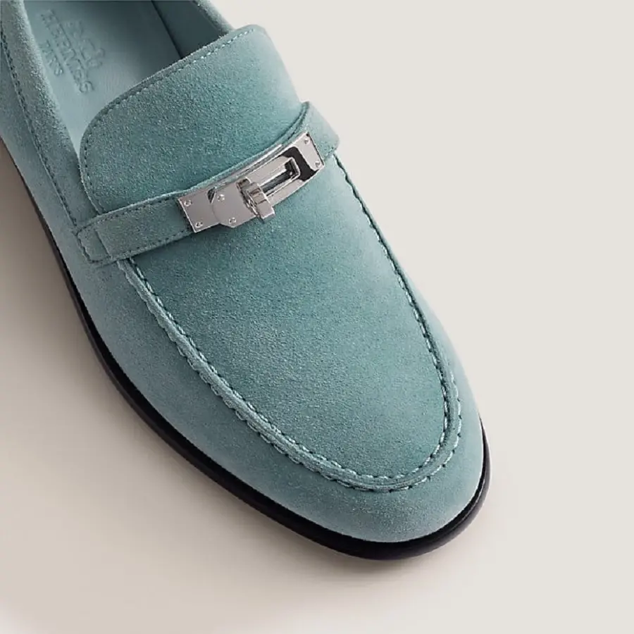 Giày Hermes Destin Loafer 'Vert D'eau' H221087Z6A360 - Ảnh 4