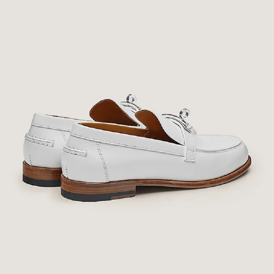 Giày Hermes Destin Loafer 'Blanc' H212114Z90360 - Ảnh 3