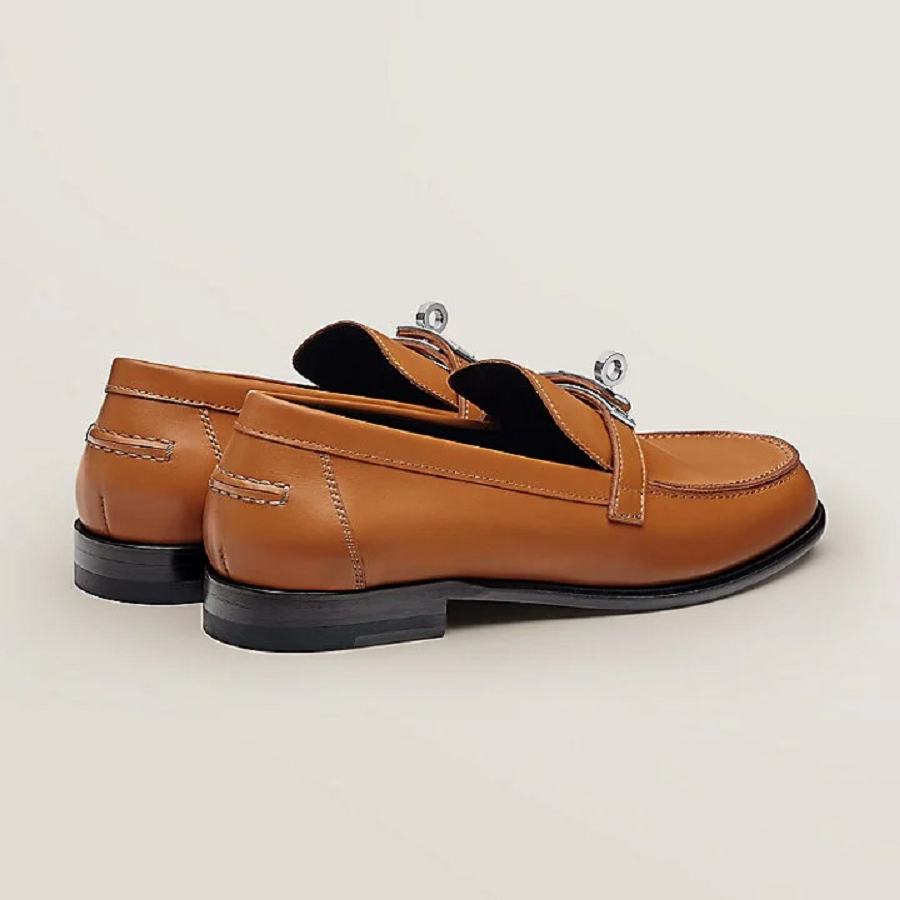 Giày Hermes Destin Loafer 'Light Naturel' H212114ZA3405 - Ảnh 4