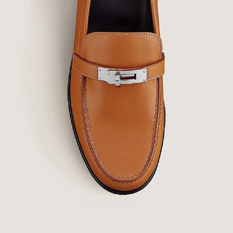 Giày Hermes Destin Loafer 'Light Naturel' H212114ZA3405 - Ảnh 5