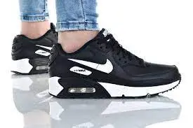 Giày Nike Air Max 90 GS 'Black White' CD6864-010 - Ảnh 3