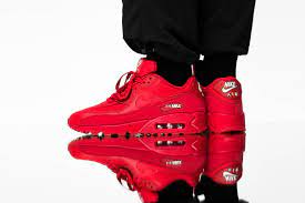 Giày Nike Air Max 90 Essential 'University Red' AJ1285-602 - Ảnh 4