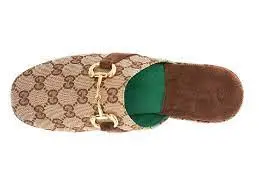 Giày Gucci Monogram Pattern Horsebit Mules 601599-G1710-9773 - Ảnh 3