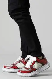 Giày Maison Mihara Yasuhiro Wayne 'Red' A09FW711-RED - Ảnh 4