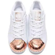 Giày Adidas Wmns Superstar Metal Toe 'White Copper Metallic' BY2882 - Ảnh 4