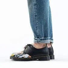 Alternative view of Giày Dr.Martens 1461 Basquiat Leather Oxford 'Black Multi' 26320001