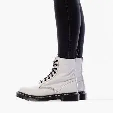 Alternative view of Giày Dr.Martens 1460 Pascal Virginia Women's 'White' 25818113