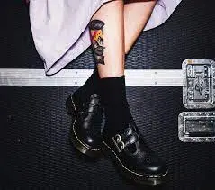 Alternative view of Giày Dr.Martens 8065 Smooth Leather Mary Jane 'Black' 12916001
