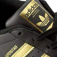 Giày Adidas Superstar J Cblack/Goldmt/Goldmt BB2871 - Ảnh 7