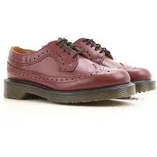 Alternative view of Giày Dr.Martens Red Smooth Brogues 'Cherry' 13844600