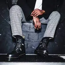 Alternative view of Giày Dr.Martens 1460 Bex Stud Leather Lace Up 'Black' 26959001