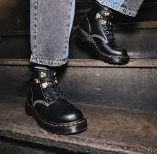 Alternative view of Giày Dr.Martens 101 Hardware Virginia Leather 'Black' 26862001