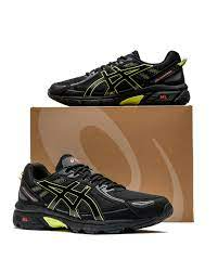 Alternative view of Giày Asics Gel-Venture 6 'Black Lime Green' 1203A245-002