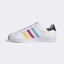 Alternative view of Giày Adidas Superstar Colorful Trefoil Cloud White FU9521