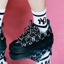 Giày Mlb Playball Monogram 'Black' 3ACVVM12N-50BKS - Ảnh 4