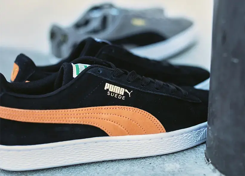 Giày Puma Suede Classic 'Black-Orange' 365347-56 - Ảnh 3