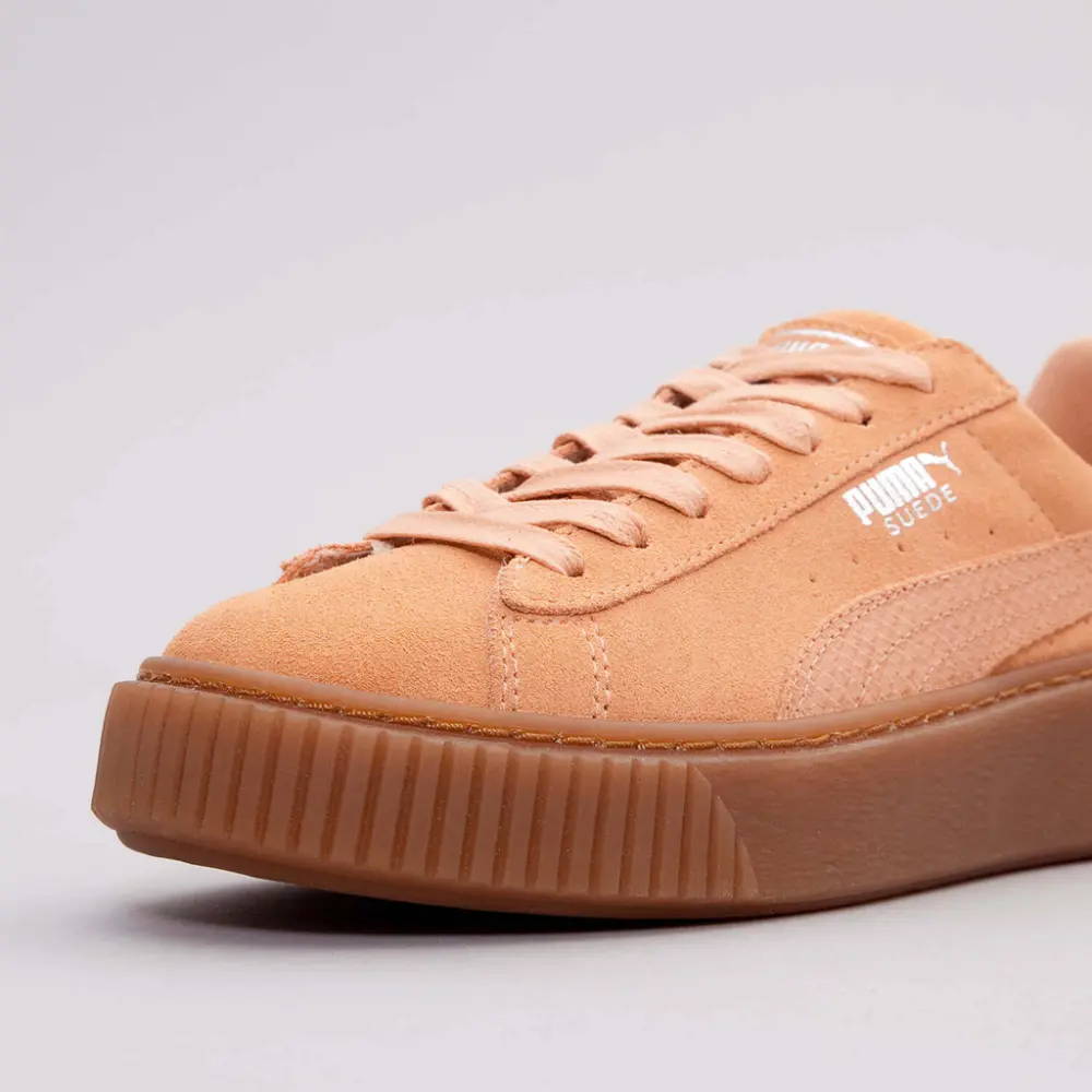 Alternative view of Giày Puma Suede Platform Gum 'Pink' 365109-05