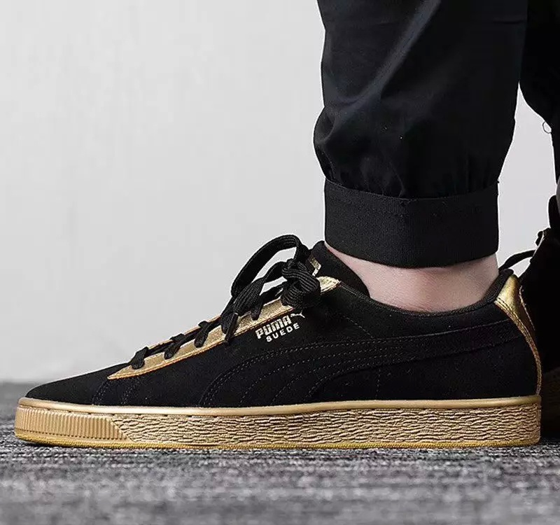 Giày Puma Suede Classic Metallic 'Gold 50th' 367397-01 - Ảnh 3
