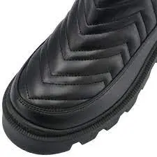 Giày Gucci Women's Matelassé Chelsea Boot 643958-DH7D0-1000 - Ảnh 7