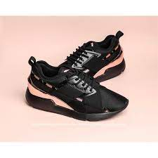 Giày Puma Wmns Muse X-2 Metallic 'Black Rose Gold' 370838-01 - Ảnh 6