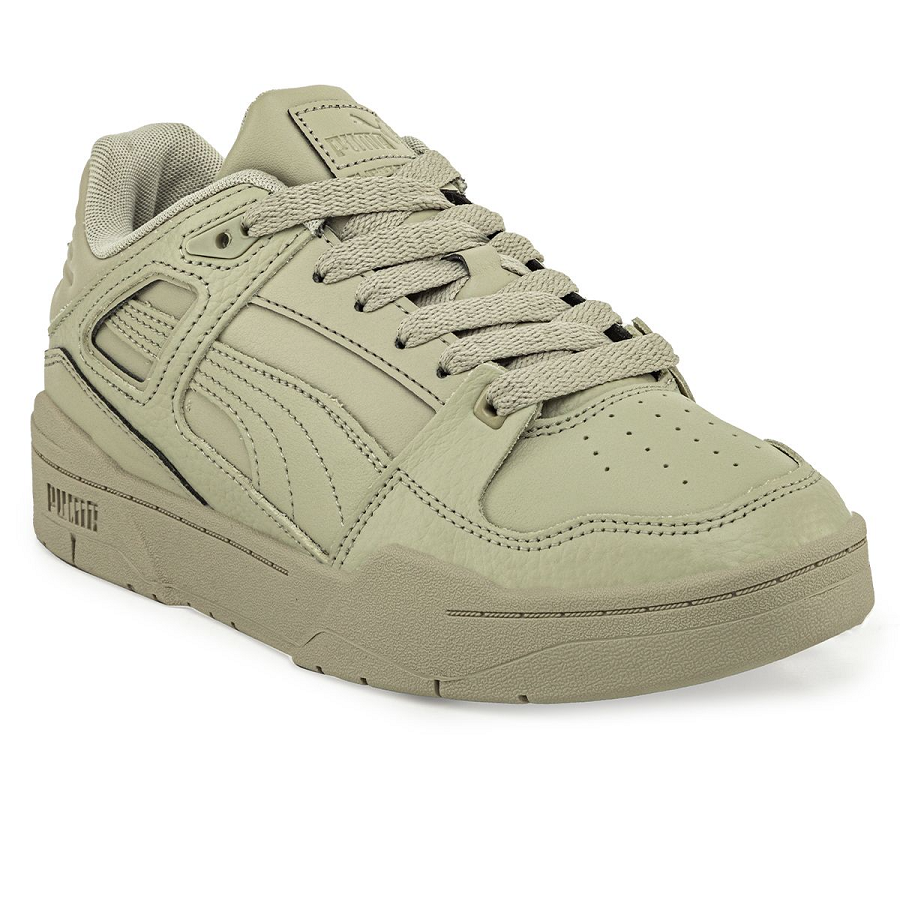 Giày PUMA Slipstream Leather Cream 387544-05 - Ảnh 2