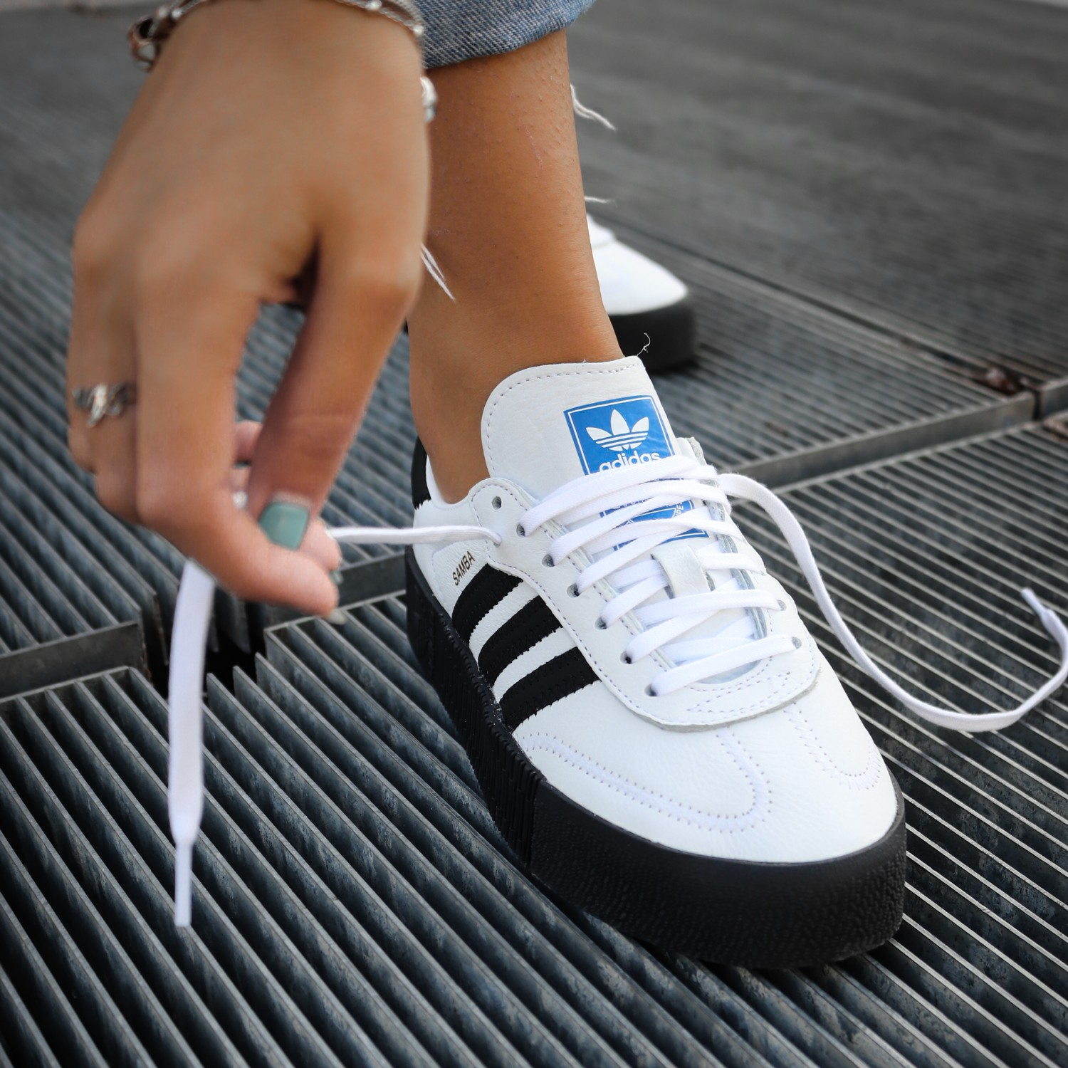 Giày Adidas Samba 'White Black' FV0767 - Ảnh 4